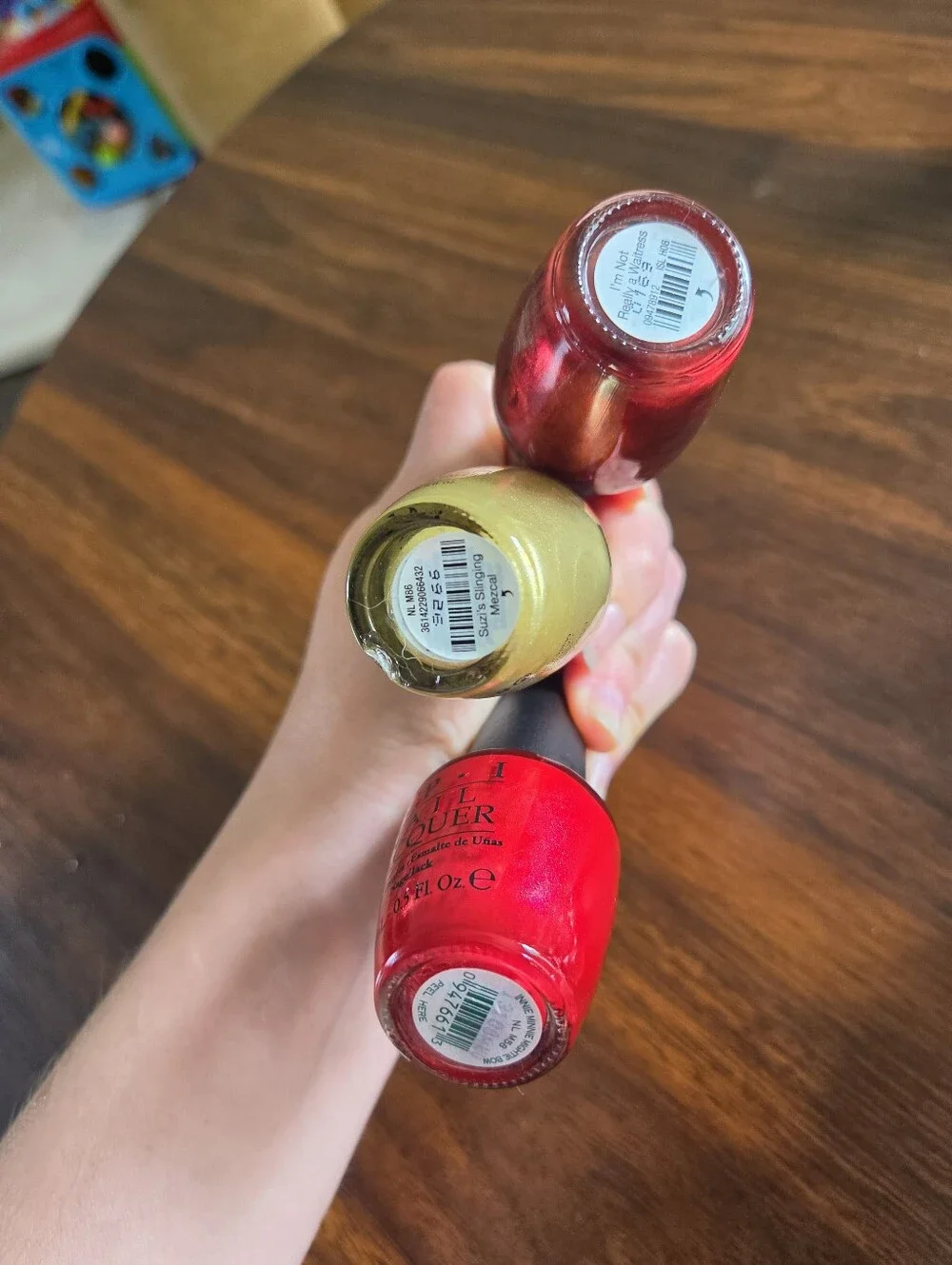 OPI Nail Polish Lot of 3 - I’m Not Really A Waitress, Minnie & Mighty Bow, Suzi' - Picture 4 of 4